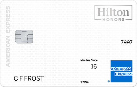 Hilton Honors American Express card art